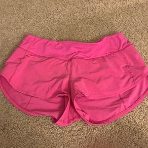 sonic pink speed up shorts